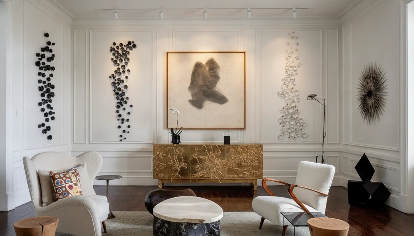 How to light artwork in a luxury home with layered gallery lighting